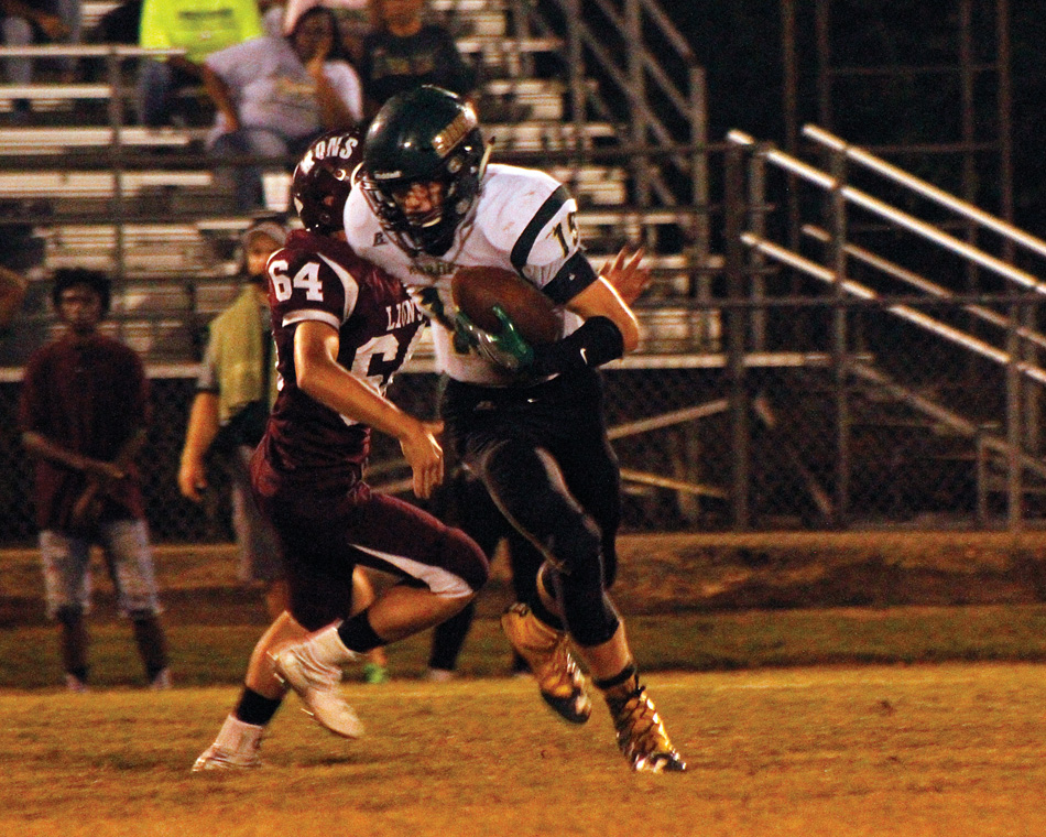 Mount Ida vs Mineral Springs High School football action Southwest